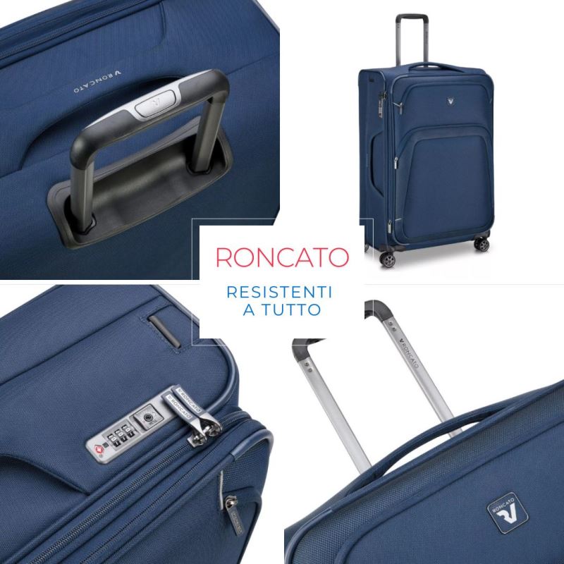 Trolley pratici ed eleganti, pensati per accompagnarti con leggerezza e resistenza in ogni viaggio.